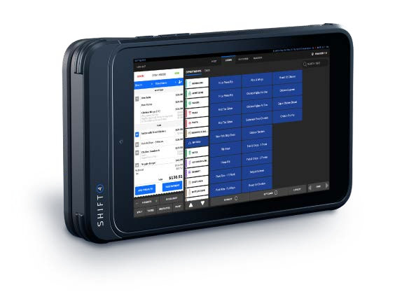 Shift4 Dine Glass tablet point-of-sale device