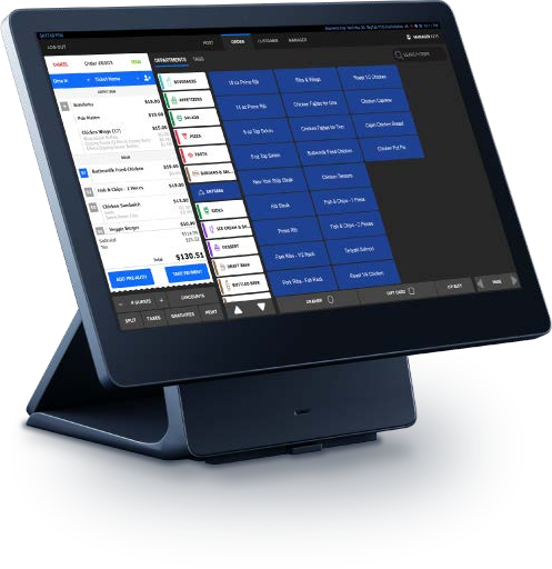 Shift4 Dine touchscreen POS workstation