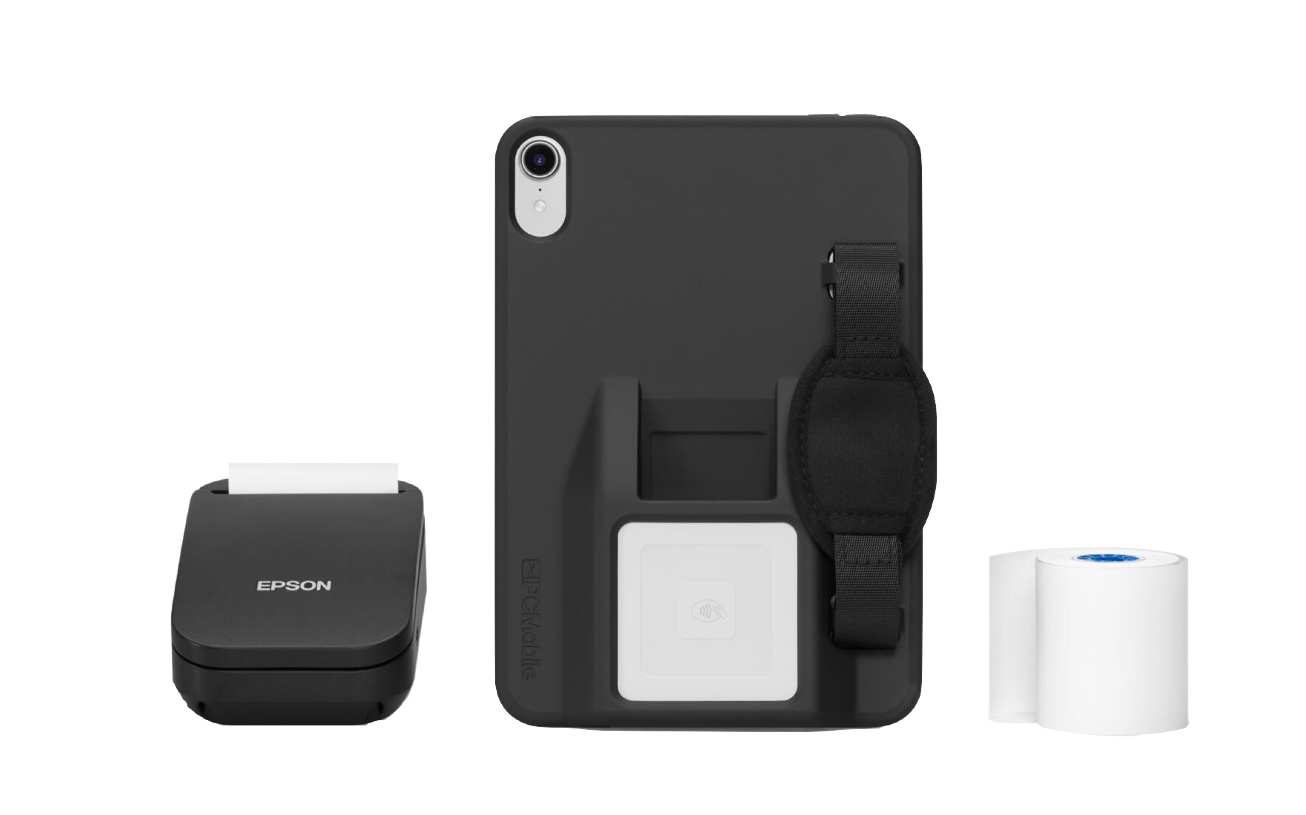 Official Square Mobile POS Kit with reader case, portable receipt printer and paper; iPad sold separately
