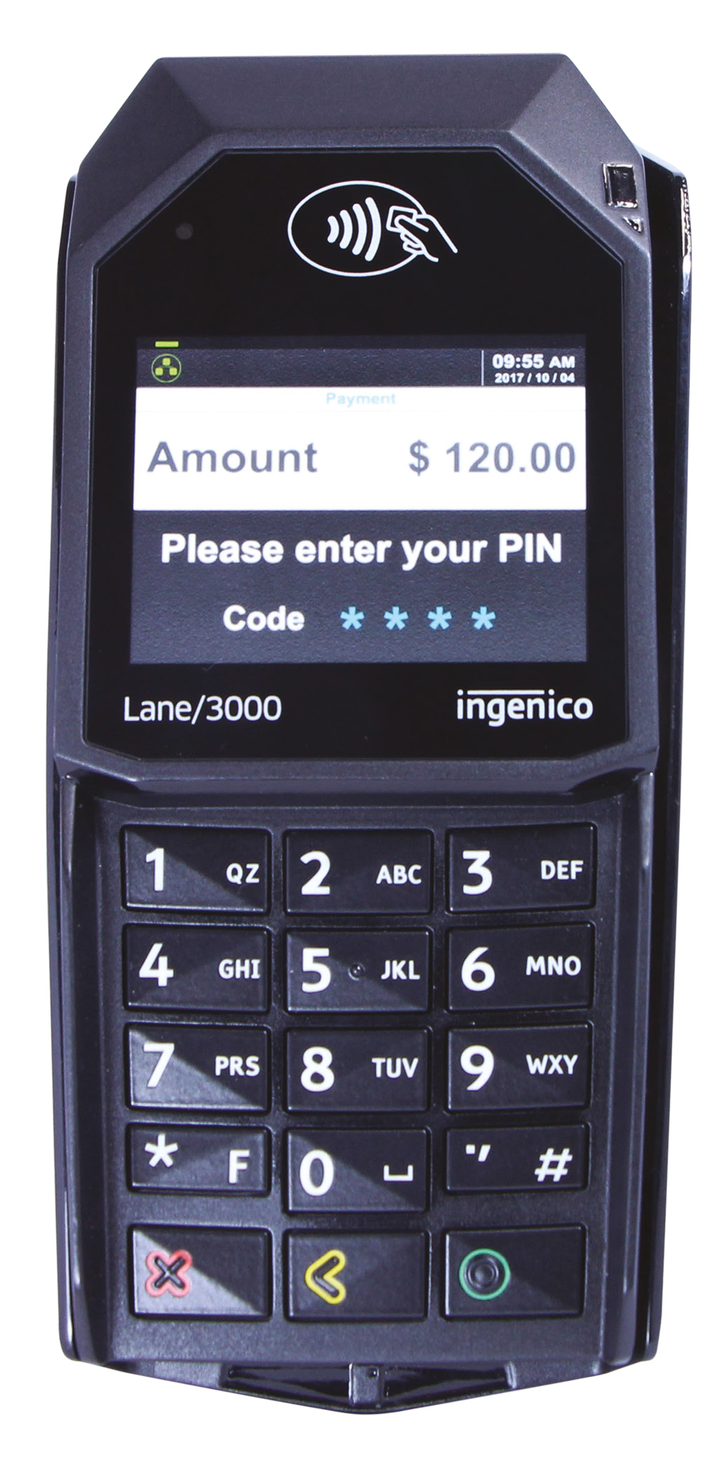 Official Ingenico Desk 1500 and Lane 3000 family PIN pad
